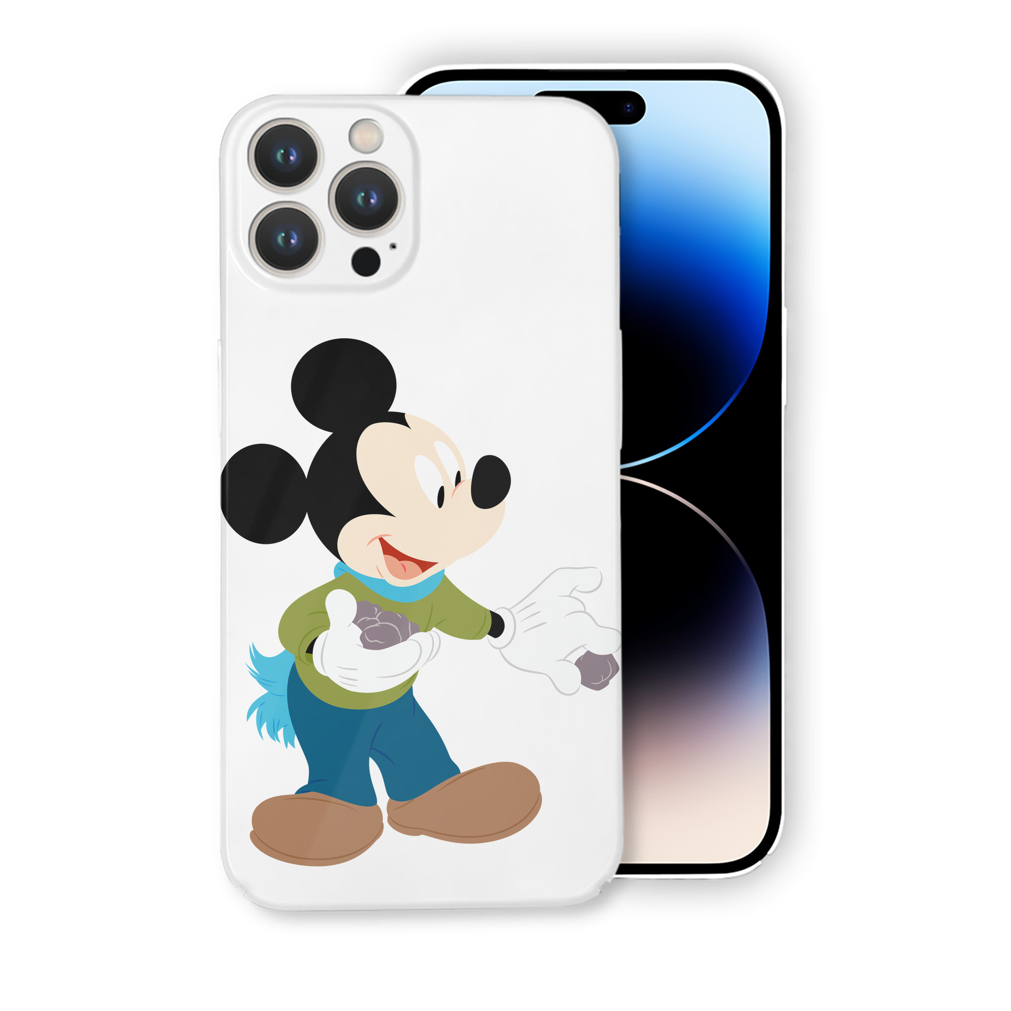（画像用） ミッキーマウス Mickey Mouse 【iPhone 14シリーズ対応】ハードケース